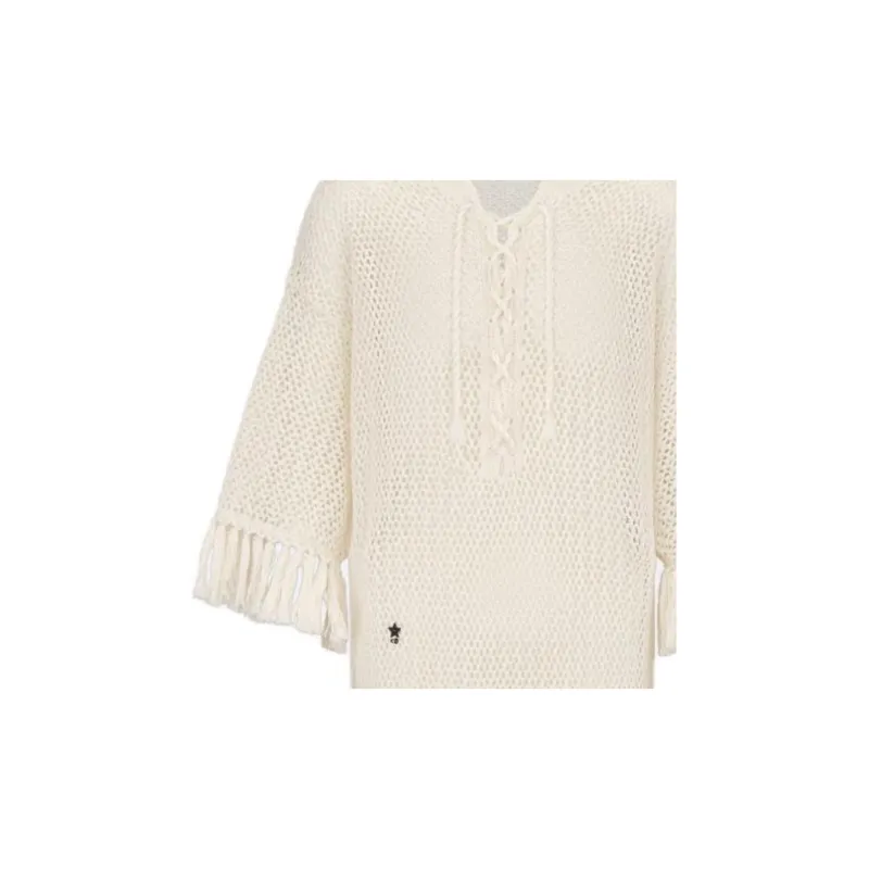 DIOR Long Sleeved Dress Women's Beige-4