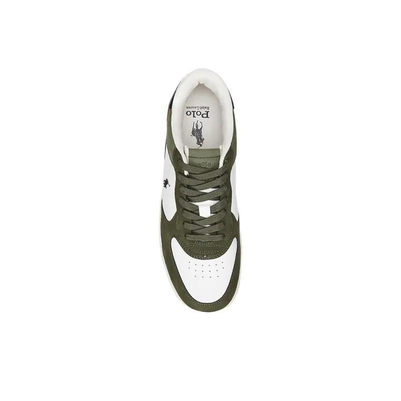 Polo Ralph Lauren Court Low-Top Skateboard Shoes Men's Green-3