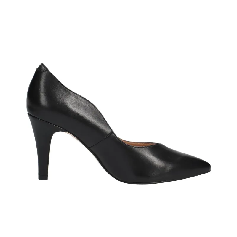 CAPRICE Effi Slim Heel High Heels 8.5cm Women's Black-1