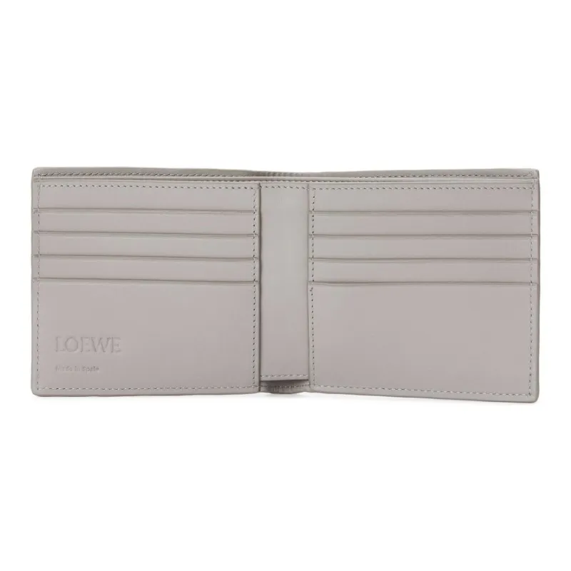 LOEWE Calfskin Wallet Men's Gray-1