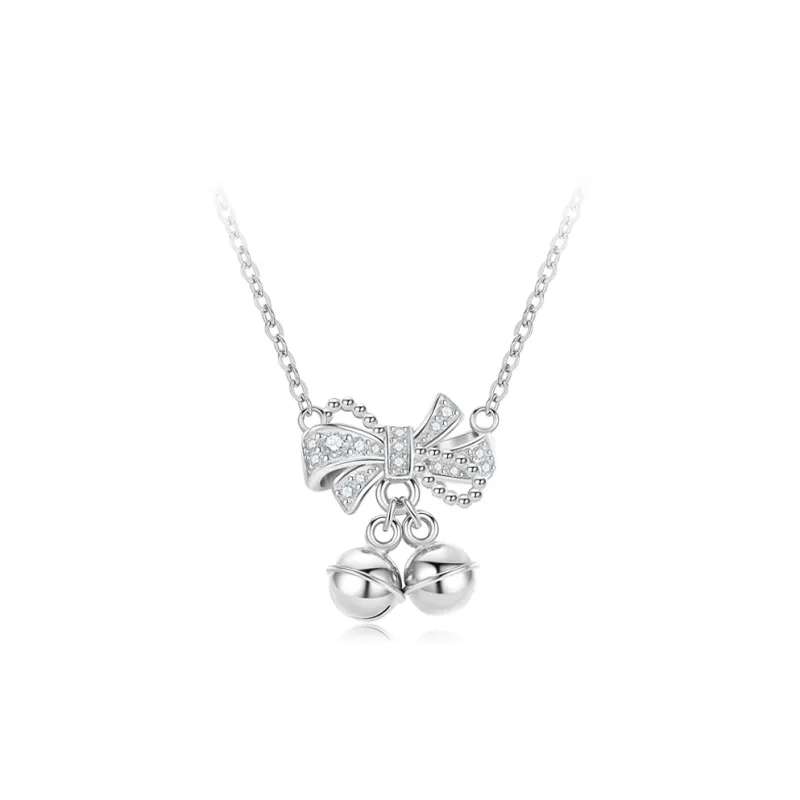 CHIEMOT S925 Silver Collarbone Chain Women's-0