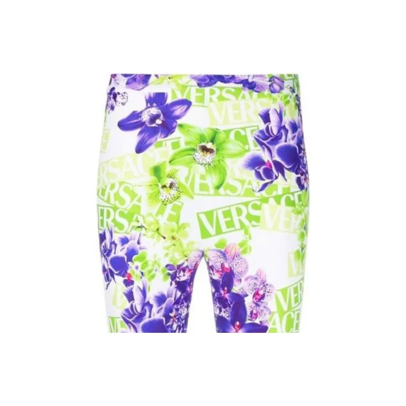 VERSACE SS23 Leggings Women's Green-4