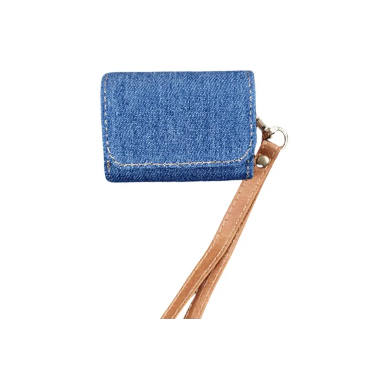 Baohuguang Compatibility With AirPods 1/4/pro 2 TPU Denim Minimalist Fully Enclosed Headphone Cases-6