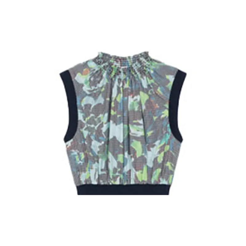 KENZO Sleeveless Dresses Women's Grass Green-4