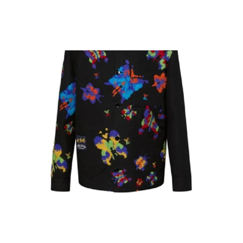 LOUIS VUITTON Shirt Men's Black-4