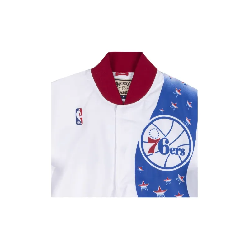 Mitchell Ness Jackets Unisex White-2