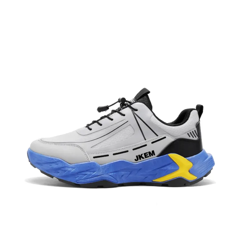 JKEM Cushioning Anti-Slip And Wear-Resistant Height Increasing Low-Top Chunky Sneakers Men's-5