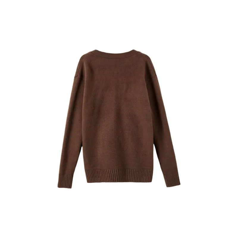 Late White Knitwear Women's Coffee-1