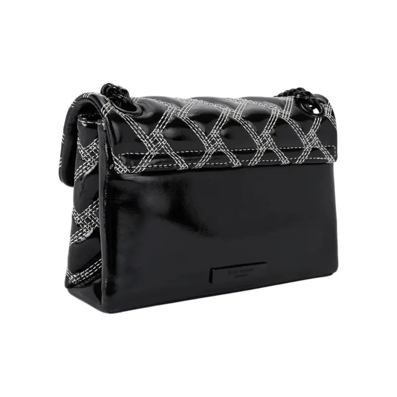 Kurt Geiger London Kensington Leather Shoulder Bag Mini Women's Black-2