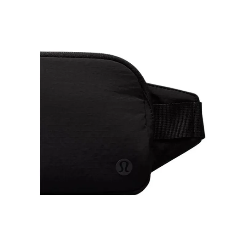 Lululemon Nylon With Recycled Polyester One Shoulder Crossbody Fanny Pack Unisex Black-2