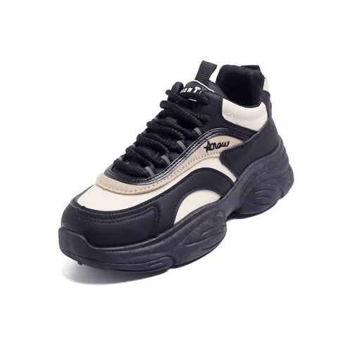 JOHLIN DREAM Abrasion Resistant Low Top Chunky Sneakers Women's