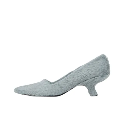 Bottega Veneta Boogie Irregular Heel High Heels 5.5cm Women's Blue