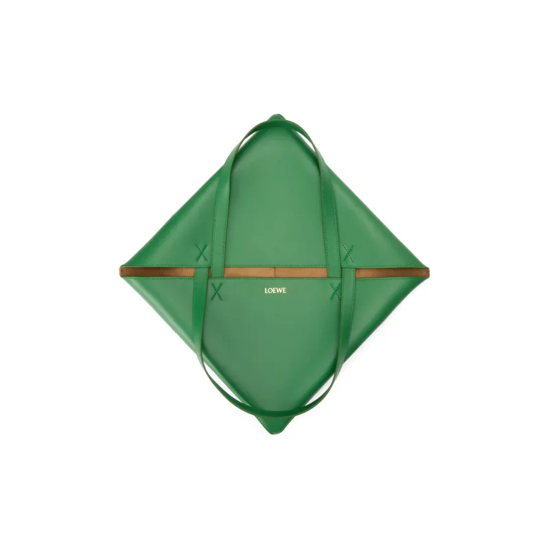 LOEWE Puzzle Fold Calfskin Tote Bag Shopping Bag Handbag Shoulder Bag XL Women's Tropical Green-3