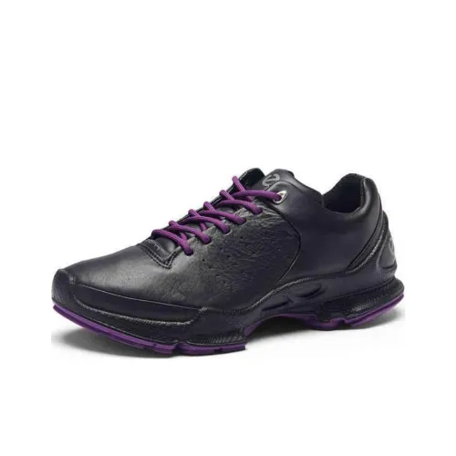 Ecco BIOM C Anti Slip Wear Resistant Low Top Hiking/Trekking Shoes Women's Black/dark Purple