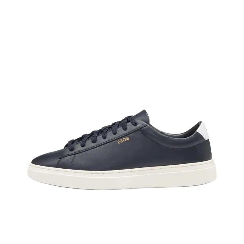 HUGO BOSS Low Top Skateboard Shoes Men's Blue-0