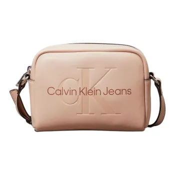 CALVIN KLEIN Artificial Leather Shoulder Bag Women's Dust Rose