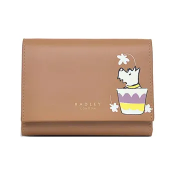 RADLEY Sheepskin Wallet Medium Size Women's Brown