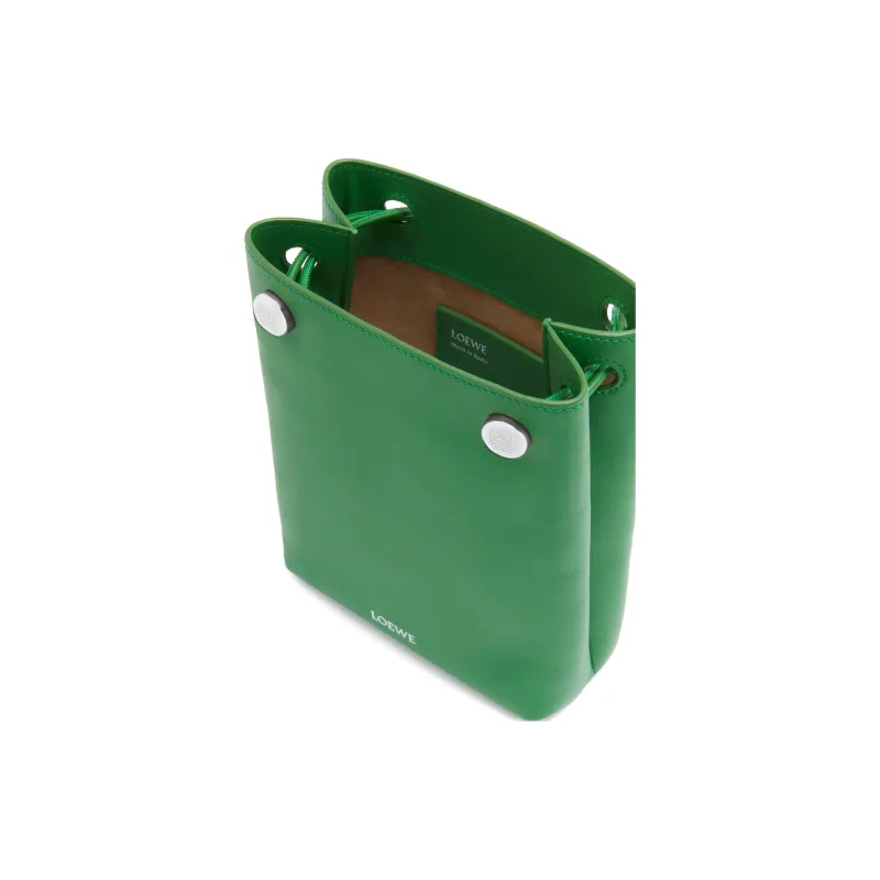LOEWE Smooth Calf Leather Crossbody Bag, Shoulder Bag Women's Tropical Green-5