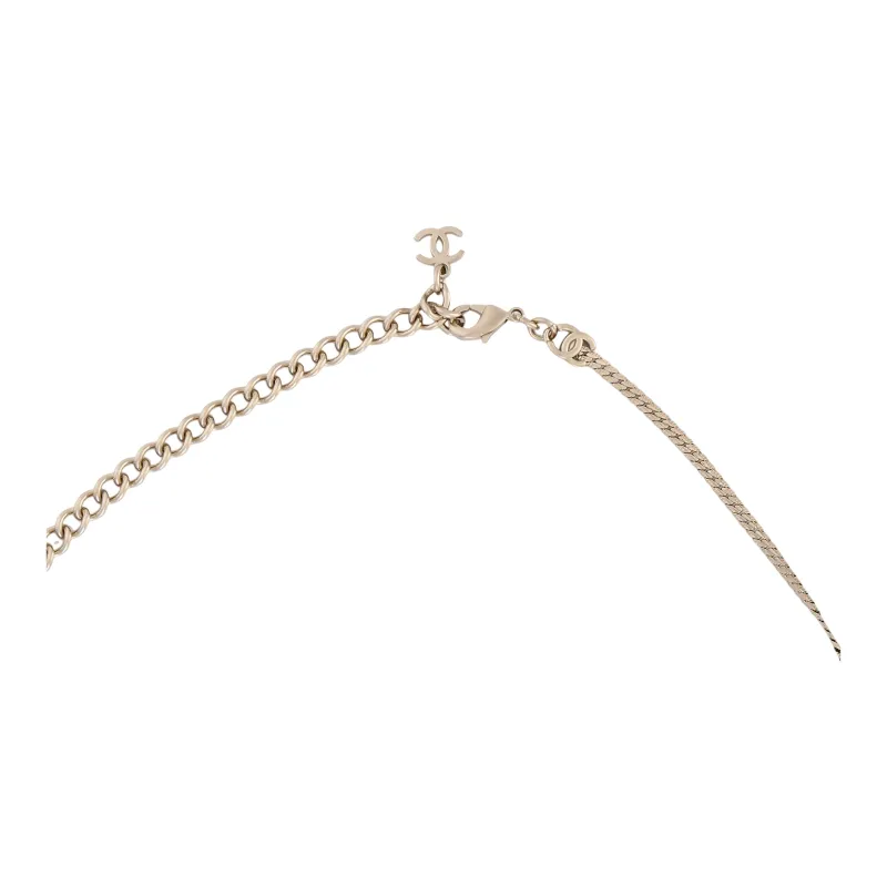 CHANEL Metal Necklaces Women's Gold-3