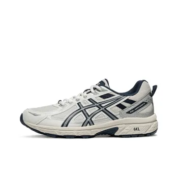 Asics Gel Venture 6 Wear Resistant Cushioning Slip Resistant Low Top Running Shoes Women's White Gray