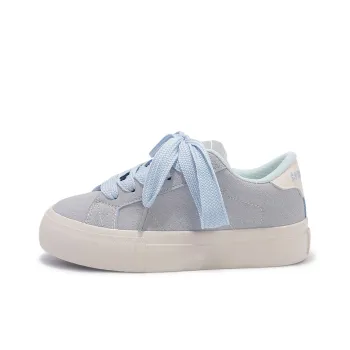 SNXR Slip-Resistant Cushioning Wear-Resistant Height Increasing Low-Top Skateboard Shoes Women's Glacier Blue