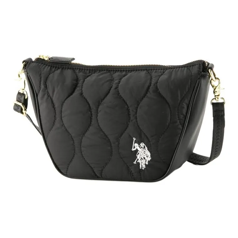 U.S. POLO ASSN. Synthetic Leather Crossbody Bag Shoulder Bag Women's Black-0