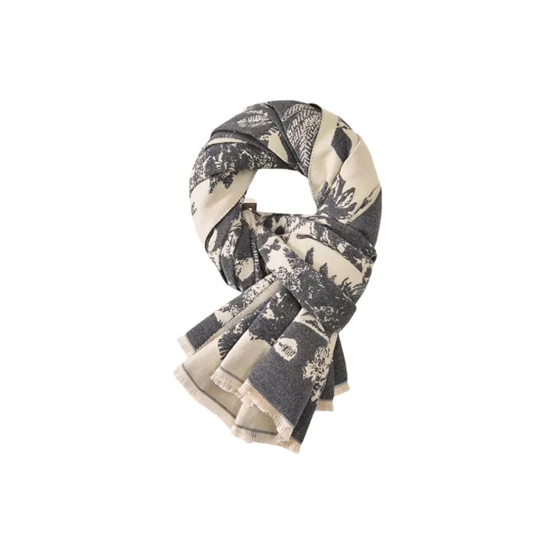 VINEY Faux Cashmere Knit Scarves Women's-6