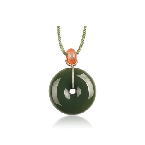 TAMINA Hetian Jade Pendants Green Jade Women's