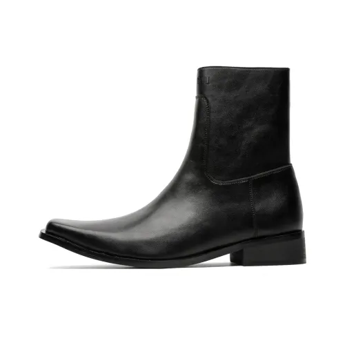 Dunnu Ankle Boots Men Black