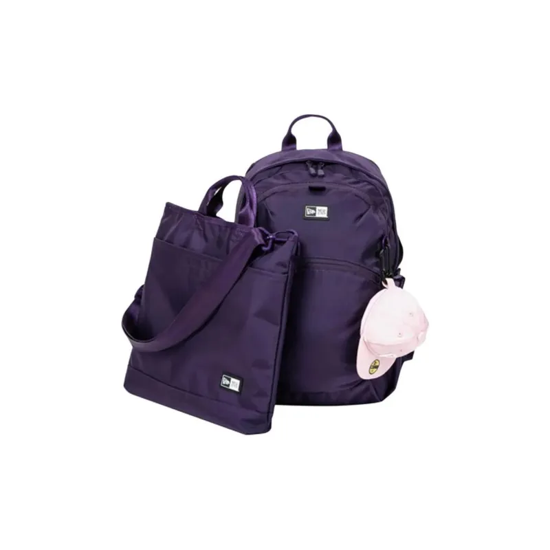New Era Nylon One Shoulder Handbag Backpack Regular Unisex Purple-0