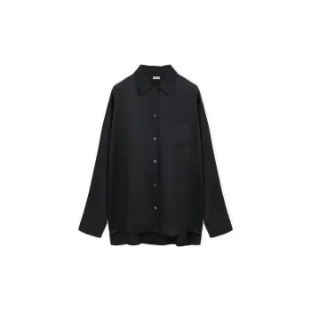 LOEWE SS25 Women's Pre Selection Collection Pajama Top Women's Black