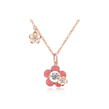 CHIEMOT S925 Silver Collarbone Chain Women's