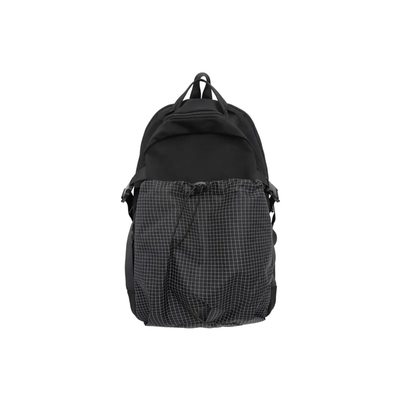 LUVISTRUE Nylon Backpack Regular Unisex Red Black/Khaki/Green-3