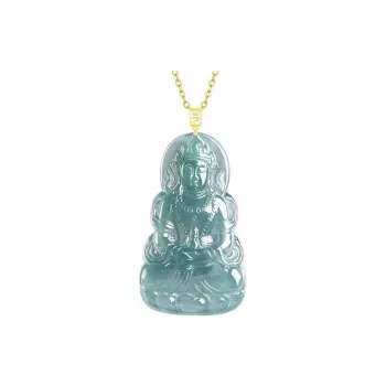 GUANFEI Ice Glutinous Jadeite Necklaces Men's