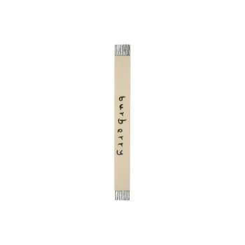 Burberry Polyamide Knit Scarves Unisex White