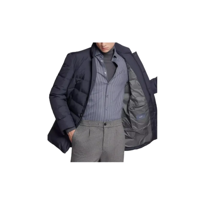 JODOLL Down Jacket Men's Navy Blue-3