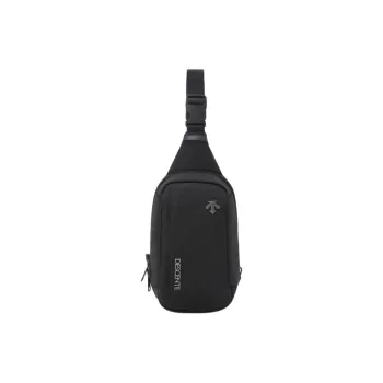 DESCENTE Nylon Sling Bag Small Size Men's Black