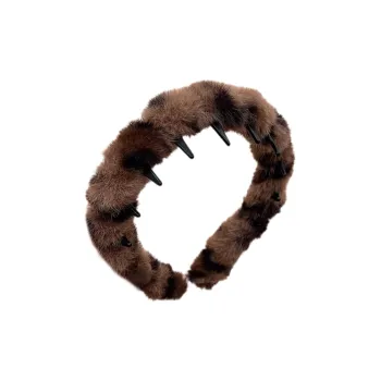 Left Europe Plush Headbands Women's
