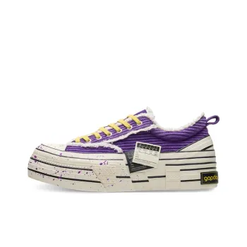 Gapday x VESSEL Anti Slip Wear Resistant Low Top Canvas Shoes Unisex Purple