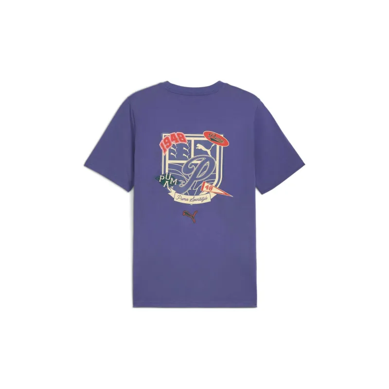 PUMA T Shirts Men Purple 46-1