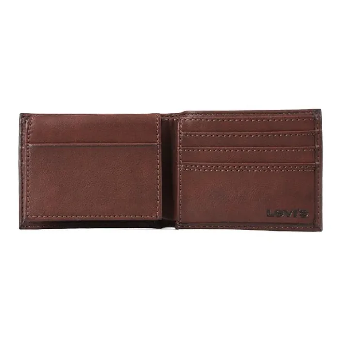 Levi’s Leather Wallet Men's Red Brown-2