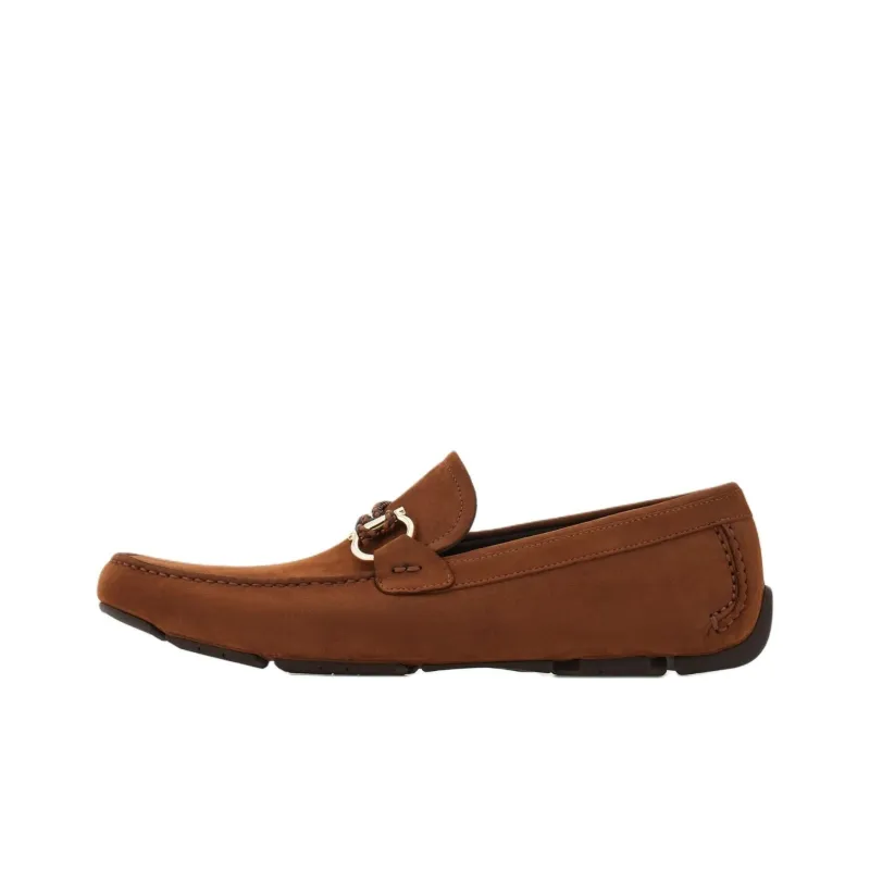 FERRAGAMO GANCINI Loafers Men's Brown-0