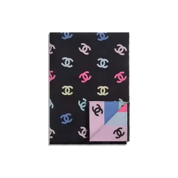 CHANEL Knit Scarves Women's Multicolor