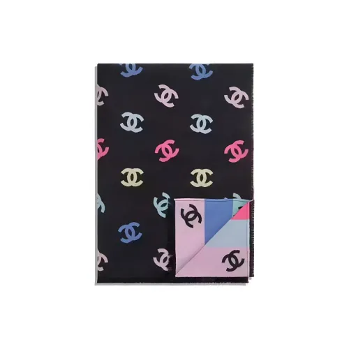 CHANEL Knit Scarves Women's Multicolor