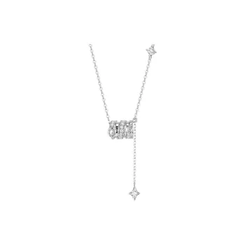KADER 925 Sterling Silver Necklaces Women's Silver