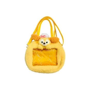 Disney Plush One Shoulder Handbags Women's Yellow