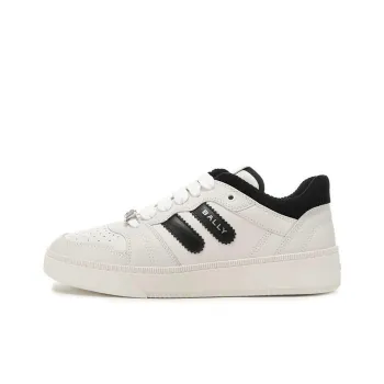 BALLY Raise Series Low Top Skateboard Shoes Men's Natural White