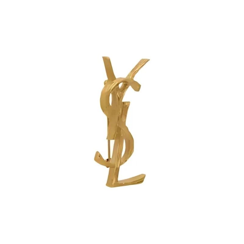 SAINT LAURENT Cassandre Brooch-1