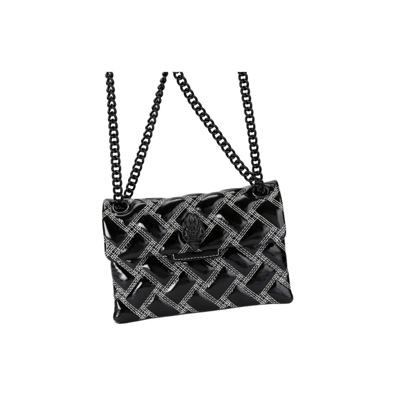 Kurt Geiger London Kensington Leather Shoulder Bag Mini Women's Black-3