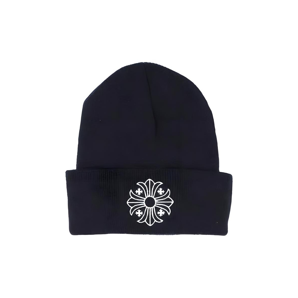 Black chromehearts discount beanie